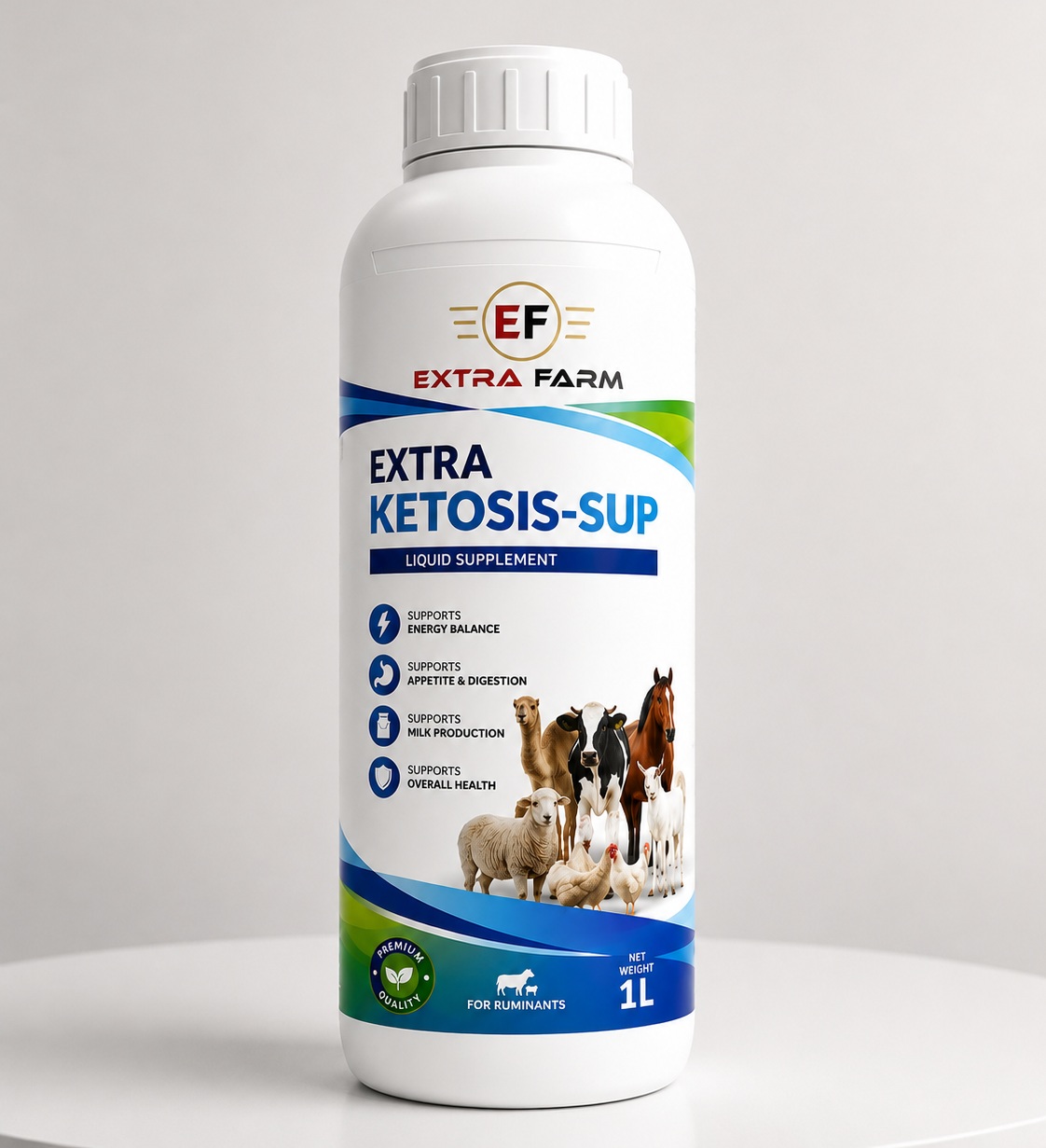Extra Ketosis-Sup Liquid Supplement Extra Ketosis-Sup animal nutrition supplement for ruminants