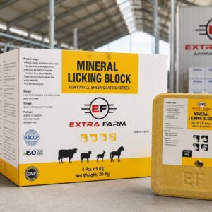 Mineral licking block for cattle sheep goats Extra Farm Albania
