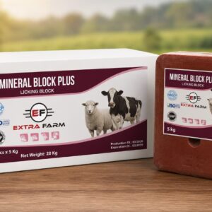Mineral licking block plus for cattle sheep goats Extra Farm Albania