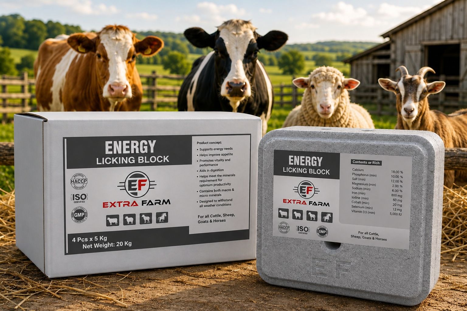 Energy Licking Block Energy Licking Block for cattle sheep and goats