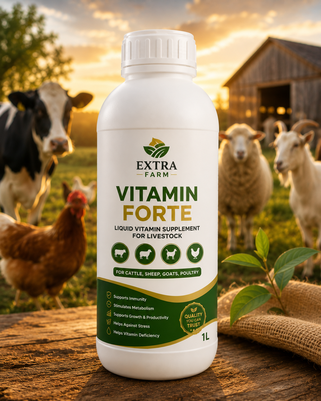 Vitamin Forte for Animals Vitamin Forte liquid vitamin supplement for livestock